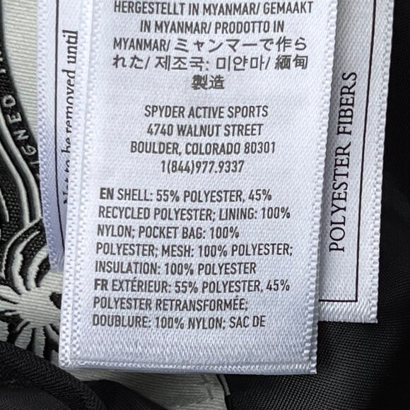 SPYDER PROPULSION Women’s Black Suspender Snow Ski Softshell Pants sz 12 NWOT - Picture 12 of 16